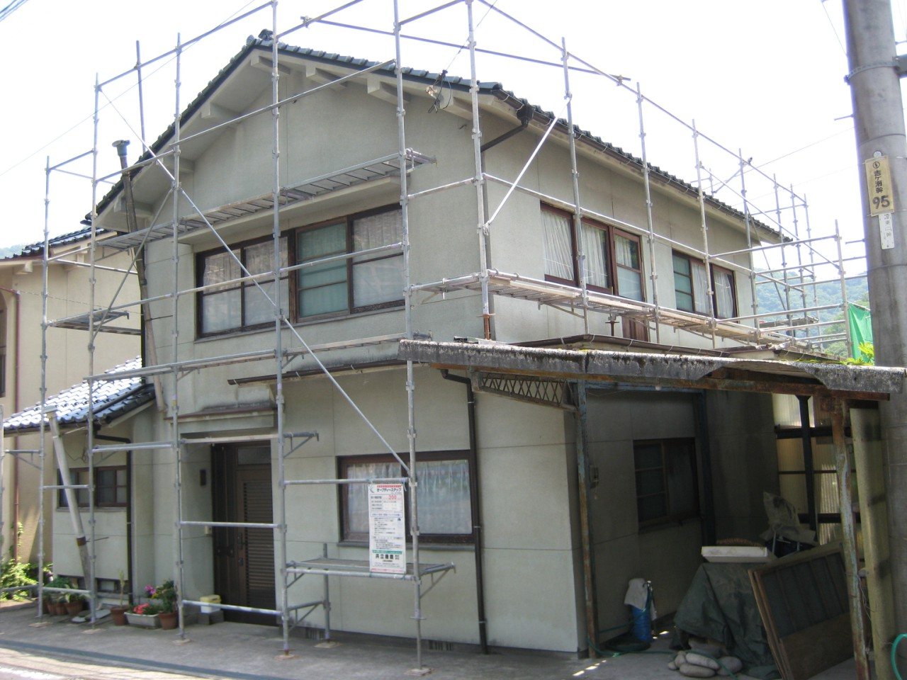 外壁塗装工事 施工前