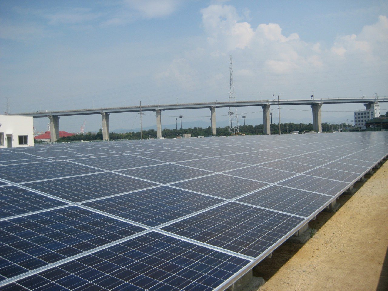 太陽光パネル工事 施工後